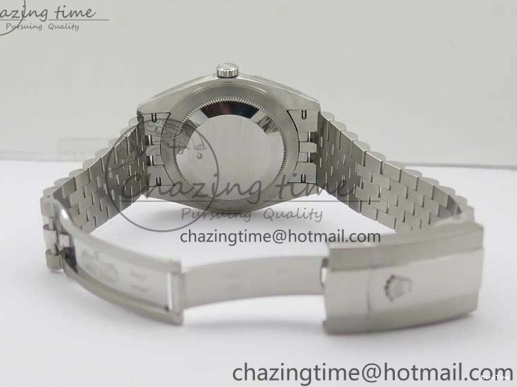 MiroTime 1231 Cozy New DateJust 41 126334 ARF 1:1 Best Edition 904L Steel Blue Diamonds Dial on Jubilee Bracelet A 2548